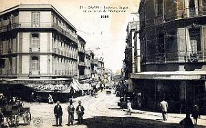 Oran - Boulevard Seguin vu de la Rue de Mostaganem - 1914